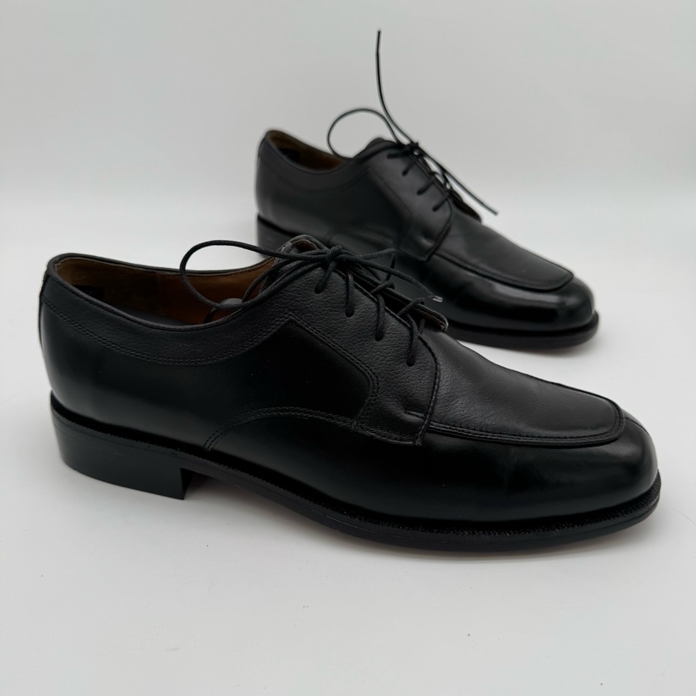 French Shriner Fargo Black Leather Oxford Size 10.5 M